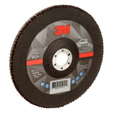 3M 7100178129 Flap Disc 769F Type 27 80+ 7 in x 7/8 in High Performance Ceramic Precision-Shaped Grain Grinding and Finishing Disc for Carbon and Stainless Steel (5 Pack) - 3
