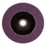 3M 769F Flap Disc Type 27 80+ 7 in x 7/8 in High Performance Ceramic Precision-Shaped Grain Grinding and Finishing Disc for Carbon and Stainless Steel (7100178129) (5 Pack) - 5