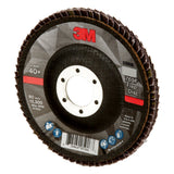 3M 769F Flap Disc, Type 29, 40 Plus, 4-1/2 in x 7/8 in, Precision Shaped Ceramic, Purple, Grinding and Finishing (7100178130) (10 Pack) - 5