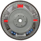 3M 769F Flap Disc, Type 27 Quick Change, Ceramic Precision-Shaped Grain, 60+, Purple, 7 in x 5/8 in-11 (7100178191) (5 Pack)