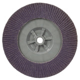 3M 769F Flap Disc, Type 27 Quick Change, Ceramic Precision-Shaped Grain, 60+, Purple, 7 in x 5/8 in-11 (7100178191) (5 Pack) - 4