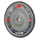 3M 769F Flap Disc, T29 Quick Change, Precision Shaped Ceramic 40 Plus, Purple, 7 in x 5/8 in-11 (7100178192) (5 Pack) - 5