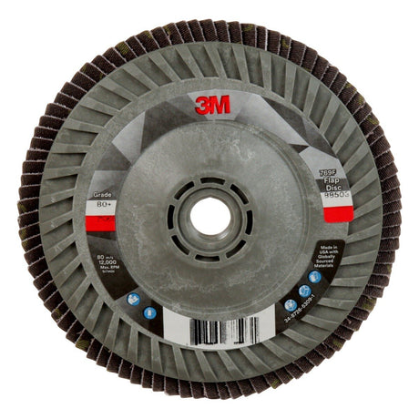 3M 769F Flap Disc 40+, T27 Quick Change, 7 in x 5/8 in-11 (7100178233) (5 Pack)