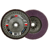 3M 769F Flap Disc 40+, T27 Quick Change, 7 in x 5/8 in-11 (7100178233) (5 Pack) - 2