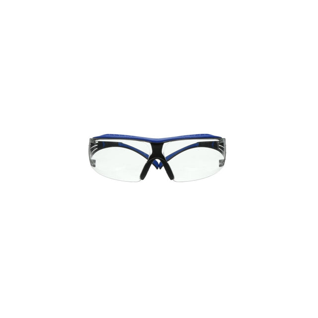 3M SF401XSGAF-BLU SecureFit 400 Series Safety Glasses, Blue/Gray, Clear Scotchgard Anti-Fog/Anti-Scratch Lens (7100180049) (20 Pack)
