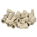 3M SG-T POUCH Secure Grip Wire Connector, Twist-on, Steel Spring, Straight Wing, 22-10 AWG, Tan (7100180514) (1000 Pack) - 5