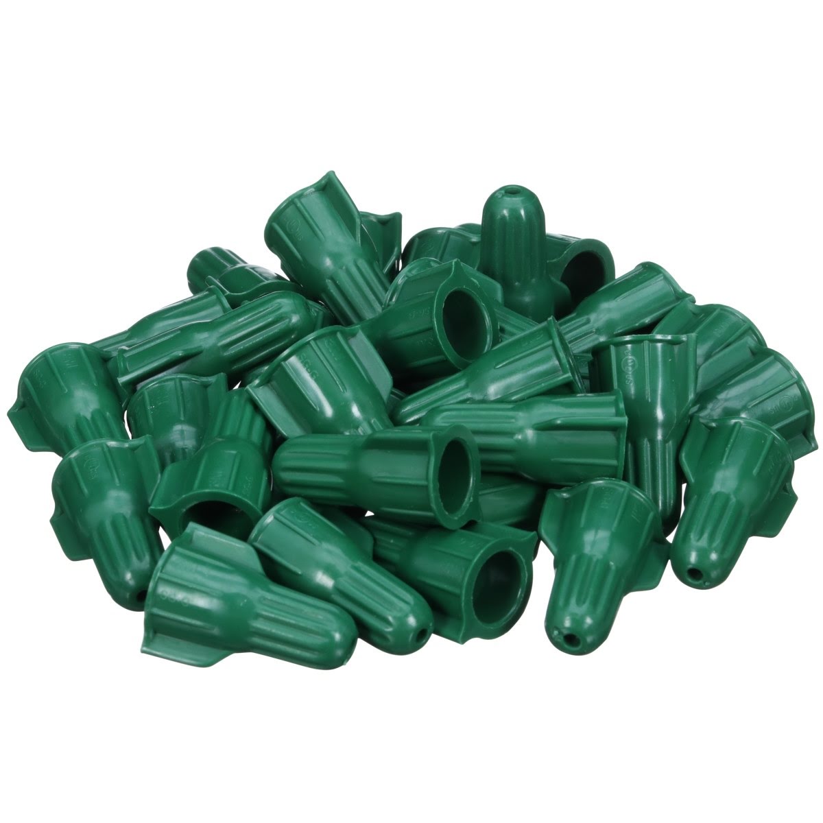 3M SG-G BAG Secure Grip Wire Connector, Green Grounding, Twist-on, 14-10 AWG (7100180515) (5000 Pack) - 4