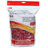 3M SG-R POUCH Secure Grip Wire Connector, Steel Spring, 18 to 8 AWG, Straight Wing Design, Red (7100180654) (1000 Pack) - 6