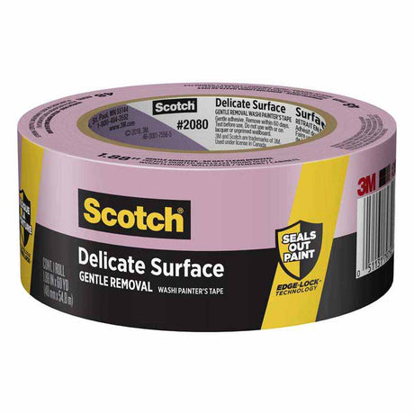 3M 7100185009 Scotch Delicate Surface Painter's Tape 2080-48EC, 1.88 in x 60 yd (48mm x 54,8m)