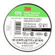 3M Temflex 175 Vinyl Electrical Tape, Black, 7 mil, 3/4 in x 60 ft, Flame Retardant, Rubber Adhesive (7100188506)