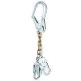3M 1350200 PROTECTA PRO Chain Rebar Positioning Lanyard, Steel Chain, 22 in, Silver, 310 lb Capacity (7100188786) - 2