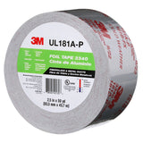 3M 3340 Aluminum Foil Tape, Silver, 2-1/2 in x 50 yd, 4.0 mil, HVAC Sealing and Patching Ducts, Fiberglass Duct Board, Insulation, Metal Repair (7100189974) (20 Pack) - 8