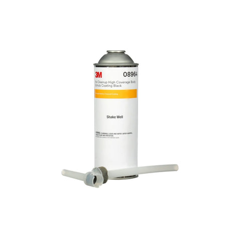 3M 08964 No Cleanup High Coverage Body Schutz Coating, Rubberized Undercoat, Solvent-based Liquid, Black, 22.4 fl oz (7100191410) (6 Pack)