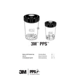 3M 26124 PPS Series 2.0 Type H/O Pressure Cup with Air Hose, Large/Standard, Transparent, 28 fl oz (7100191753) (2 Pack) - 4