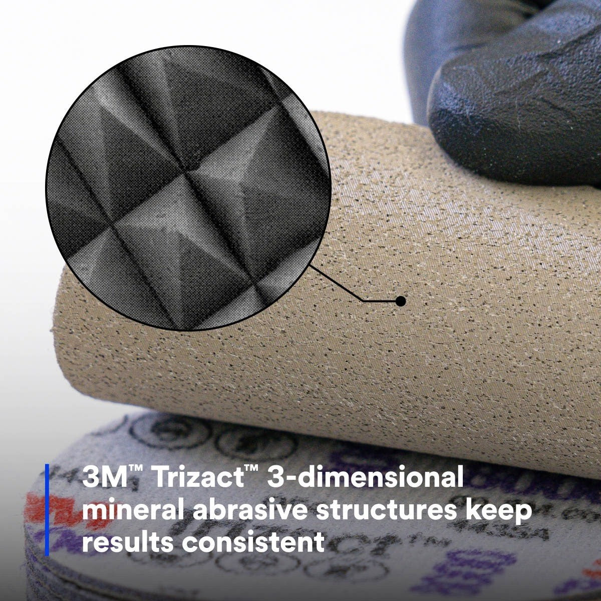 3M 443SA 30804 Trizact Hookit Foam Disc, 8000, 3 in (7100193763) (60 Pack) - 9