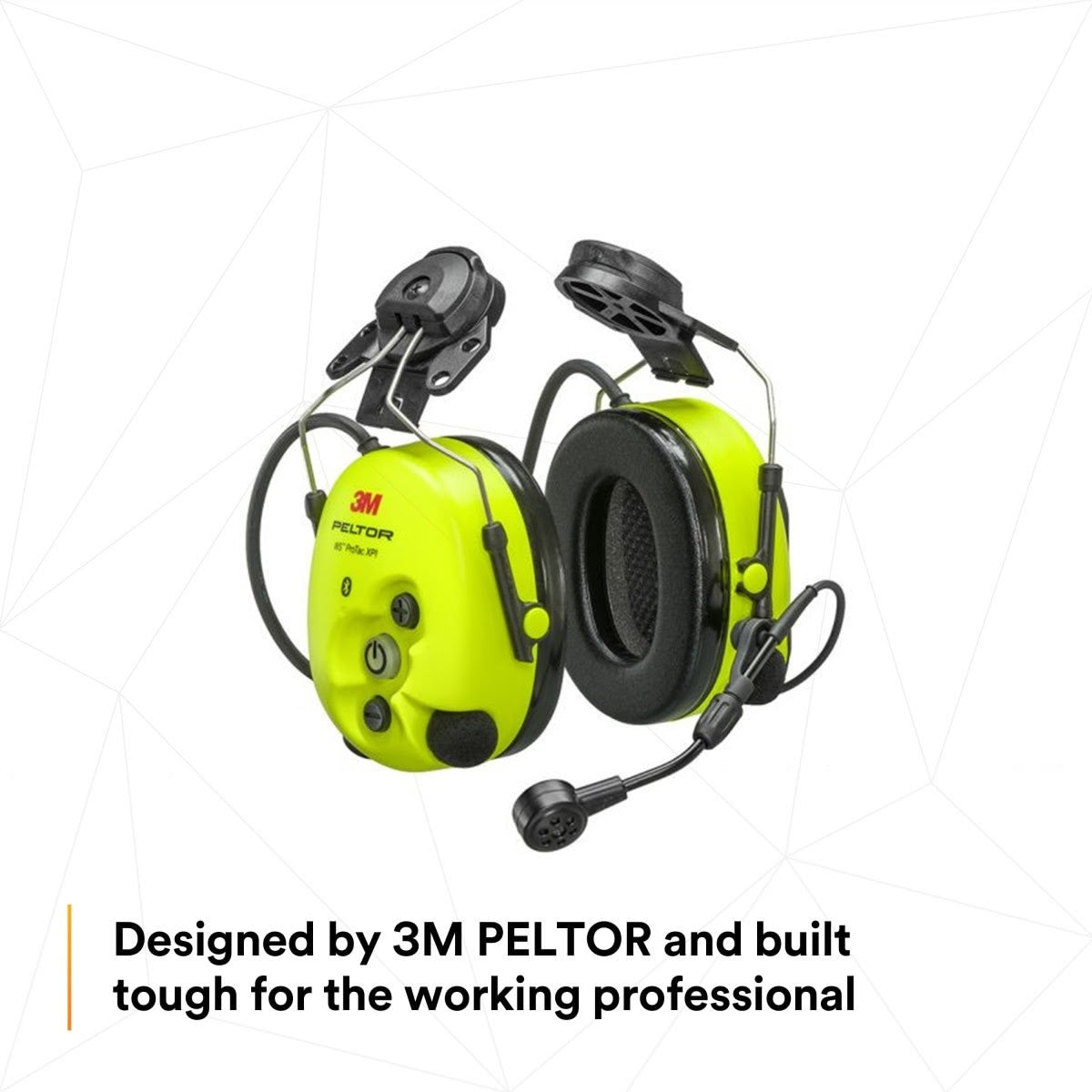 3M MT15H7P3EWS6 PELTOR WS ProTac XPI Headset Hard Hat Attached (7100195960) - 3