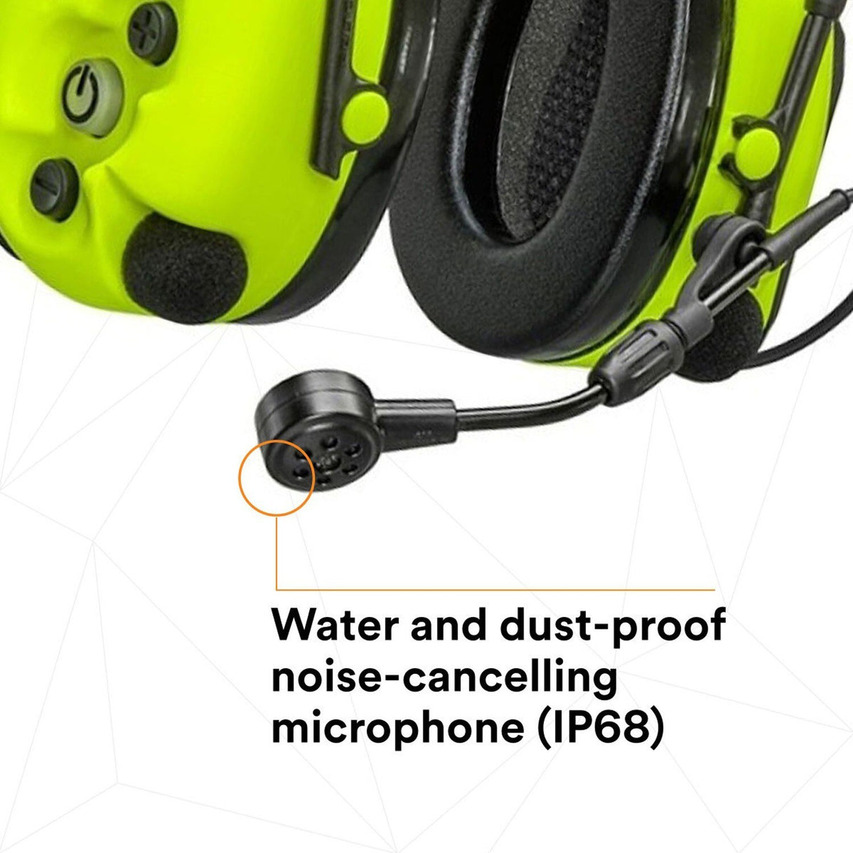 3M MT15H7AWS6 PELTOR WS ProTac XPI Bluetooth Headset with Noise-Canceling Microphone, Headband, Yellow (7100196045) - 5