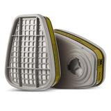 3M 6007 Mercury Vapor Organic Vapor Acid Gas Bayonet Respirator Cartridge, Olive (7100198706) (60 Pack)