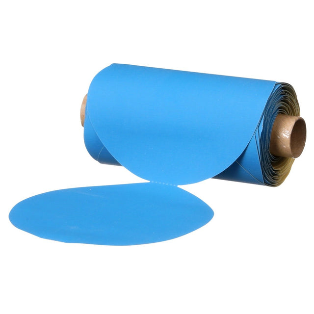 3M 321U 36272 Stikit Blue Abrasive Disc Roll, 5 in, 400 Grit, No Hole, Primer Sanding, E-Coat Sanding, Paint Preparation (7100199692) (500 Pack)