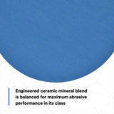 3M 321U 36272 Stikit Blue Abrasive Disc Roll, 5 in, 400 Grit, No Hole, Primer Sanding, E-Coat Sanding, Paint Preparation (7100199692) (500 Pack) - 10