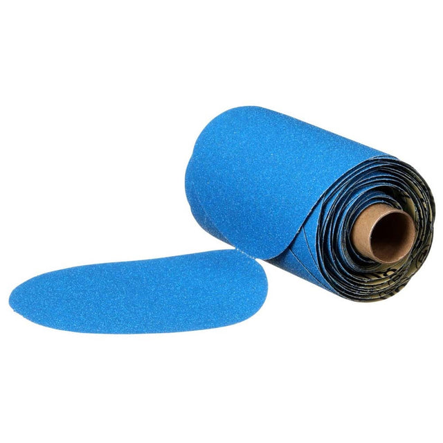 3M 7100199698 Stikit Blue Abrasive Disc Roll 321U, 36265, 5 in, 80, No Hole