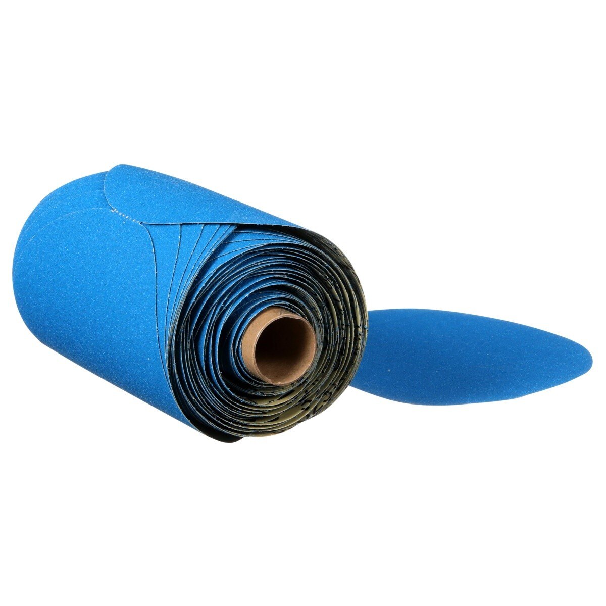 3M 321U 36266 Stikit Blue Abrasive Disc Roll, No Hole, 5 in, 120 Grade (7100199700) (500 Pack) - 2