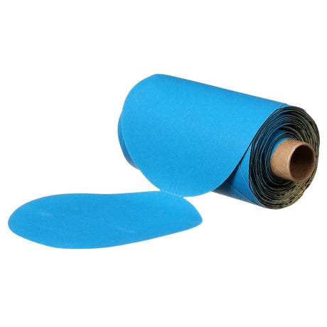 3M 321U 36269 Stikit Blue Abrasive Disc Roll, No Hole, 5 in, 220 Grade (7100199702) (500 Pack)