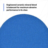 3M 321U 36268 Stikit Blue Abrasive Disc Roll + No Hole, 5 in, 180+ Grade, Blue, PSA, 100 Discs Pack (7100199703) (500 Pack) - 9
