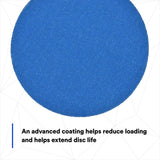3M 321U 36268 Stikit Blue Abrasive Disc Roll + No Hole, 5 in, 180+ Grade, Blue, PSA, 100 Discs Pack (7100199703) (500 Pack) - 10