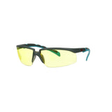 3M S2003SGAF-BGR Solus 2000 Series, Gray/Blue-Green Temples, Scotchgard Anti-Fog Coating, Amber AF-AS lens (7100203164) (20 Pack) - 7