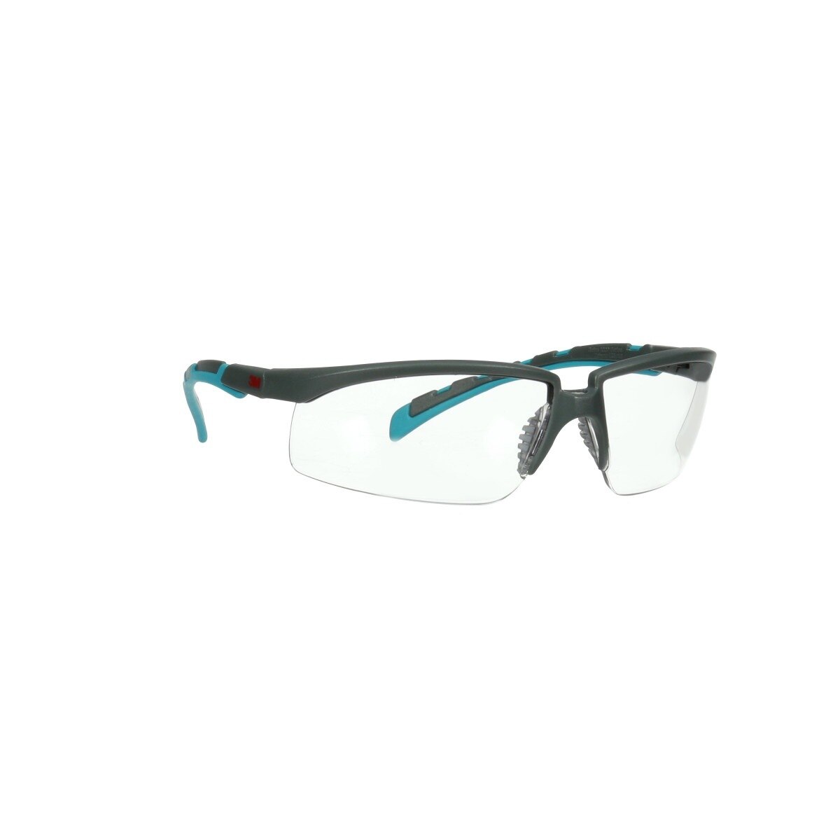 3M S2001SGAF-BGR Solus 2000 Series, Gray/Blue-Green Temples, Scotchgard Anti-Fog Coating, Clear AF-AS lens (7100203178) (20 Pack) - 2