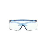 3M SF3701AS-BLU SecureFit 3700 Series OTG Safety Glasses, Anti Scratch Clear Lens, Blue Temples (7100203180) (10 Pack)