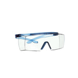 3M SF3701AS-BLU SecureFit 3700 Series OTG Safety Glasses, Anti Scratch Clear Lens, Blue Temples (7100203180) (10 Pack) - 9