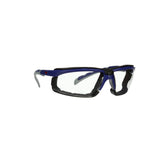 3M S2001SGAF-BGR-F Solus 2000 Series Safety Glasses, Anti-Fog Anti-Scratch, Clear Lens, Gray Teal Frame, Removable Foam Gasket (7100203183) (20 Pack) - 7