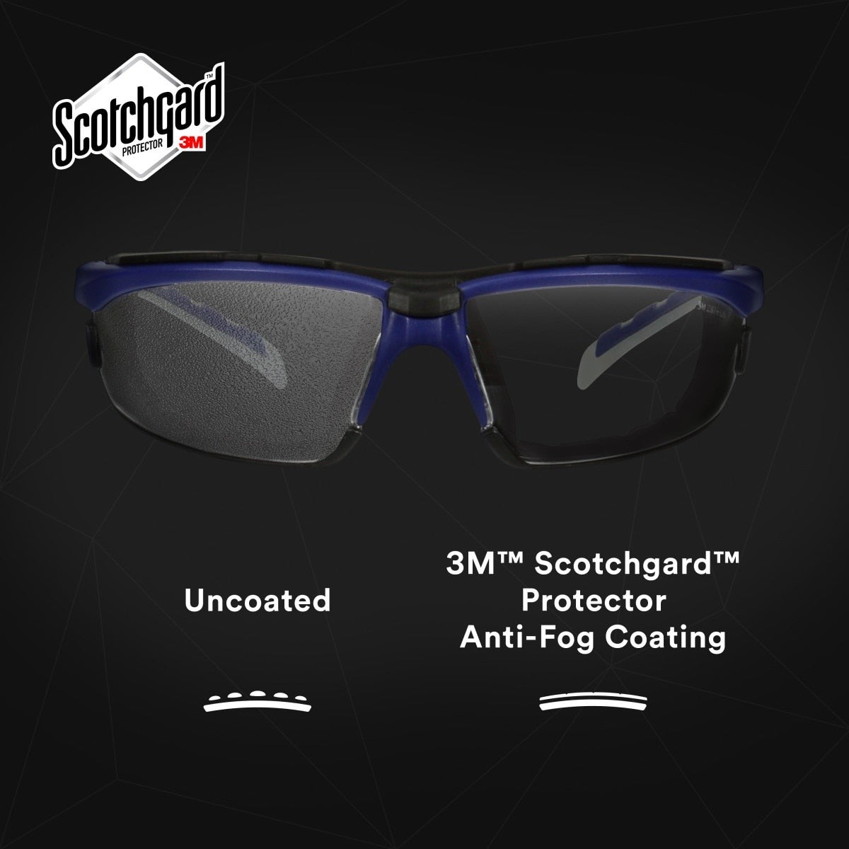 3M S2001SGAF-BGR-F Solus 2000 Series Safety Glasses, Anti-Fog Anti-Scratch, Clear Lens, Gray Teal Frame, Removable Foam Gasket (7100203183) (20 Pack) - 10