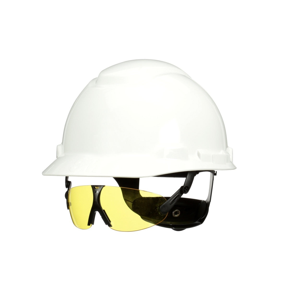 3M HIE603AF Safety Glasses Integrated Protective Eyewear V903AF ANSI Z87 Anti Fog Amber Lens Attaches to Hard Hat Suspension (7100205235) (20 Pack) - 2