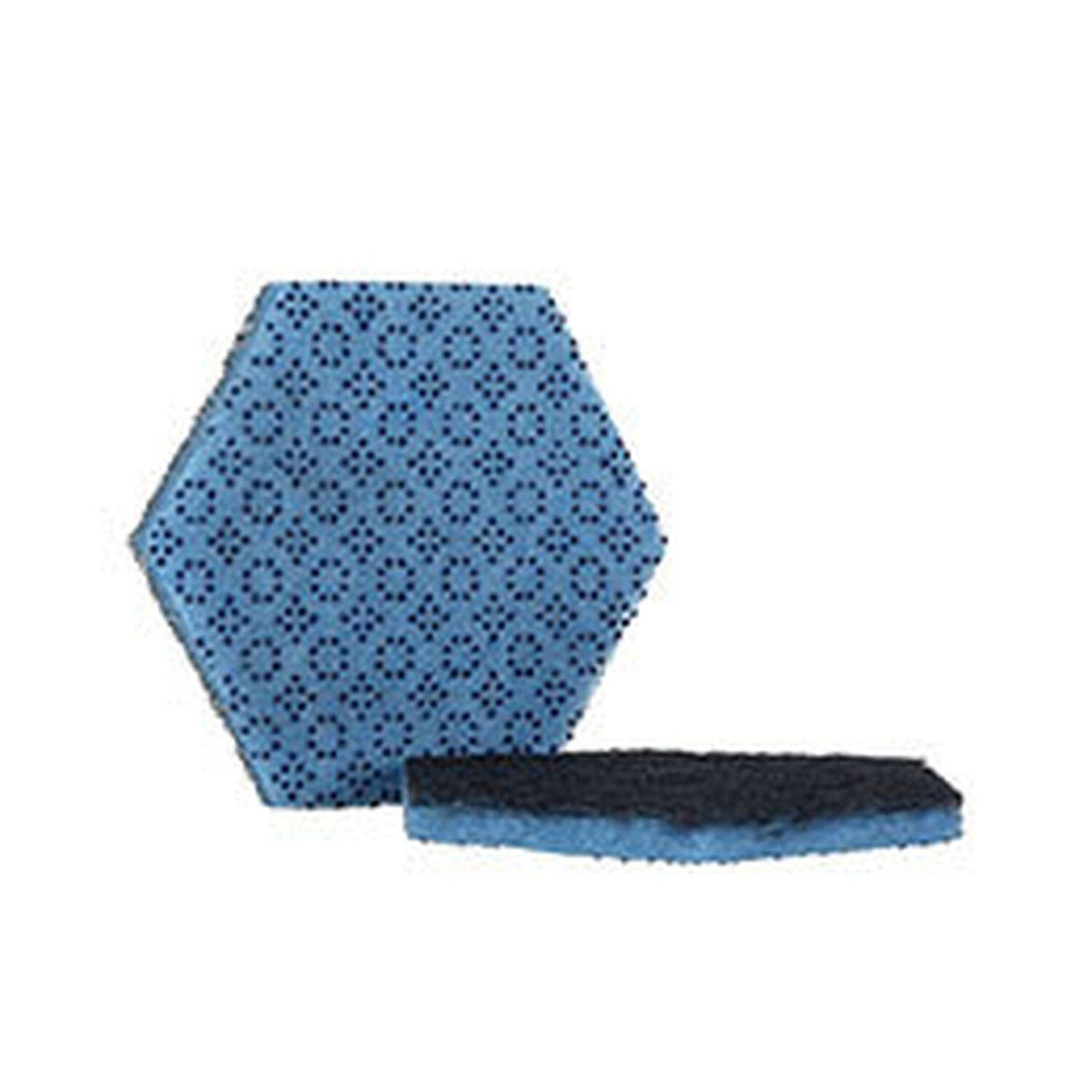 3M 2000HEX Scotch-Brite Low Scratch Scour Pad, Blue, 5-3/4 in x 5 in (7100206480) (15 Pack)