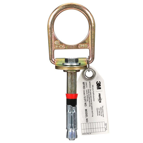 3M 7100207457 Protecta 2190055 Concrete Anchor Bolt-On 12Mm Swivel D Anchor Silver Gold