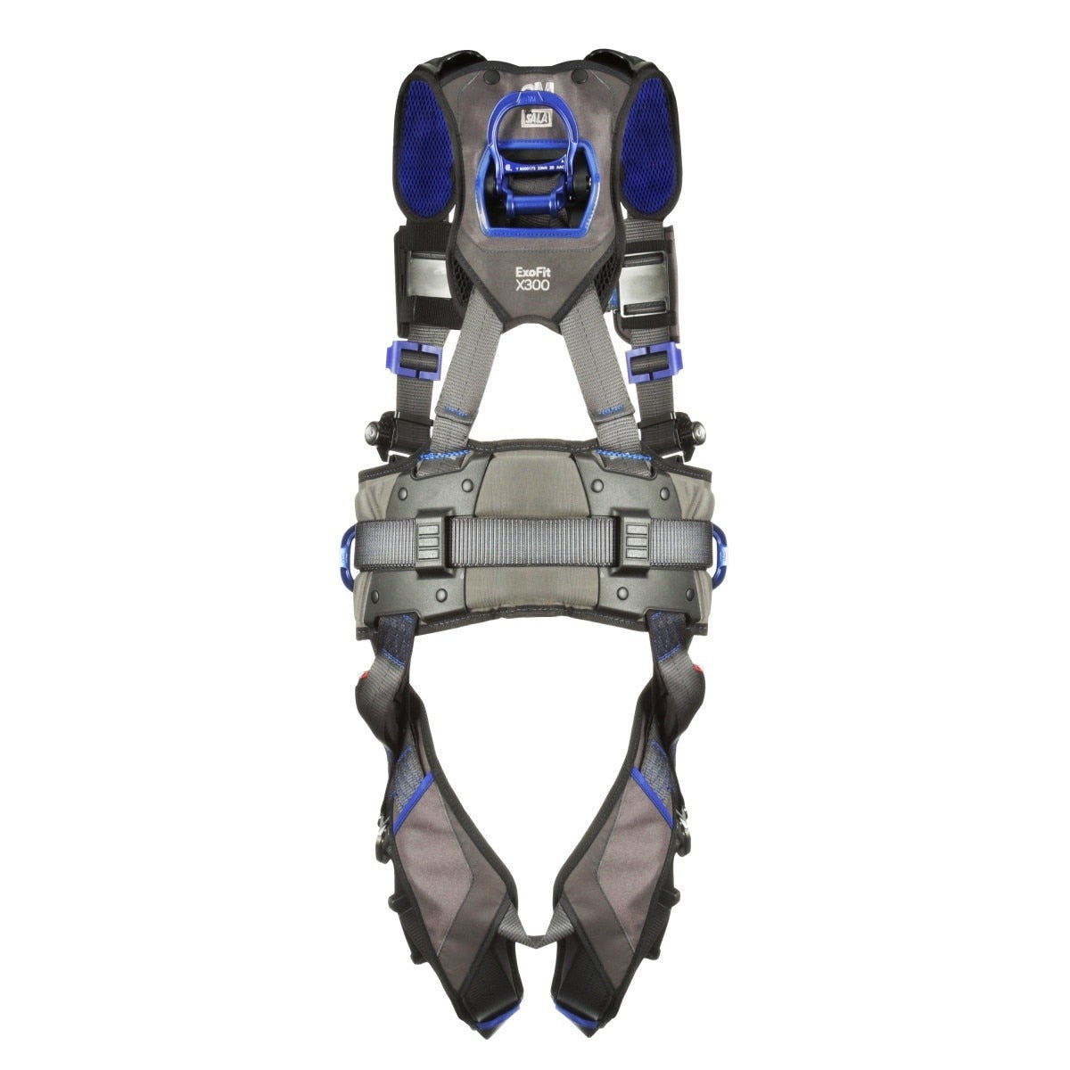 DBI Sala 1113124 Comfort Construction Positioning Safety Harness, Gray, Medium, Aluminum Back and Hip D-Rings, Auto-locking Quick Connect Buckles (7100210165) - 2