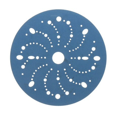 3M 321U 36180 Hookit Blue Abrasive Disc, Multi-Hole, 6 in, 320 Grit, Featheredging, Primer Sanding, Paint Preparation (7100216057) (200 Pack)