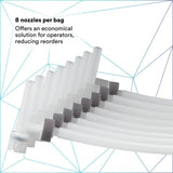 3M 08966 No Cleanup Replacement Nozzles High Performance Disposable Plastic Nozzle (7100217990) (32 Pack) - 8