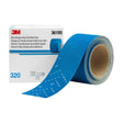 3M 321U 36195 Hookit Blue Abrasive Sheet Roll, Multi-Hole, 320 Grit, 2-3/4 in x 13 yd, Automotive Sanding (7100219220) (4 Pack)