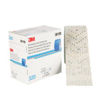 3M 321U 36195 Hookit Blue Abrasive Sheet Roll, Multi-Hole, 320 Grit, 2-3/4 in x 13 yd, Automotive Sanding (7100219220) (4 Pack) - 7