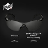 3M Scotchgard Solus 1000 Series Safety Glasses, Black Temples, Clear AF-AS Lens, Anti Fog Anti Scratch (S1501SGAF) (7100220751) (20 Pack) - 8