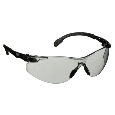 3M S1507SGAF Solus 1000 Series Safety Glasses, Black Temples, Indoor Outdoor Gray AF-AS Lens, Anti Fog Anti Scratch Coating (7100220752) (20 Pack)