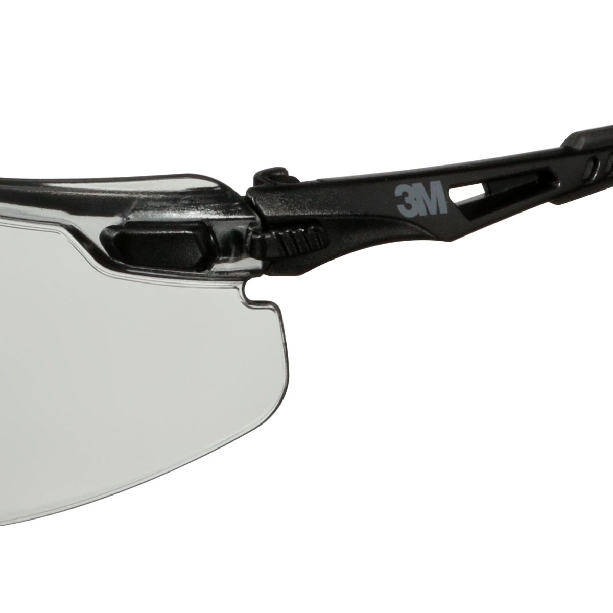 3M S1507SGAF Solus 1000 Series Safety Glasses, Black Temples, Indoor Outdoor Gray AF-AS Lens, Anti Fog Anti Scratch Coating (7100220752) (20 Pack) - 6