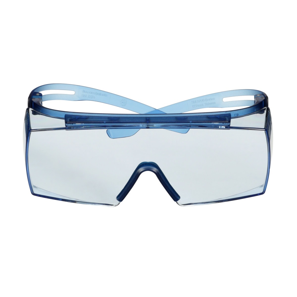 3M SF3704SGAF-BLU SecureFit 3700 Series, Blue Temples, Scotchgard Anti-Fog Coating, Light Blue OTG AF-AS lens (7100221209) (10 Pack) - 9