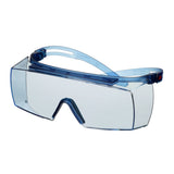 3M SF3704SGAF-BLU SecureFit 3700 Series, Blue Temples, Scotchgard Anti-Fog Coating, Light Blue OTG AF-AS lens (7100221209) (10 Pack) - 10