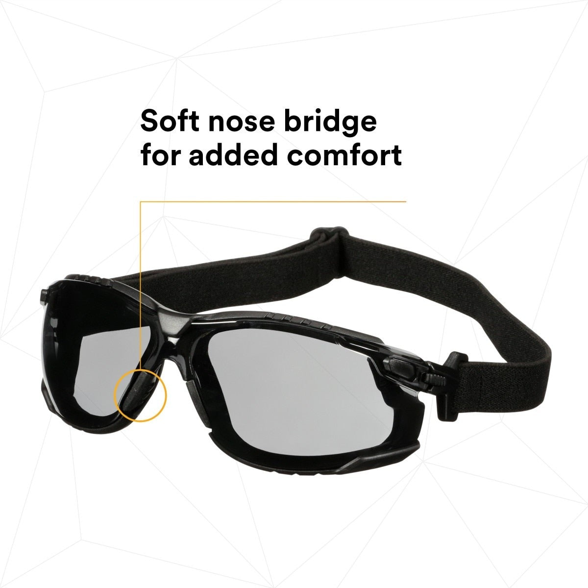 3M Solus 1000 Series Safety Glasses Kit, Black Frame, Gray Scotchgard Anti-Fog Lens (S1502SGAF-KT) (7100221211) (20 Pack) - 8