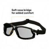 3M Solus 1000 Series Safety Glasses Kit, Black Frame, Gray Scotchgard Anti-Fog Lens (S1502SGAF-KT) (7100221211) (20 Pack) - 8